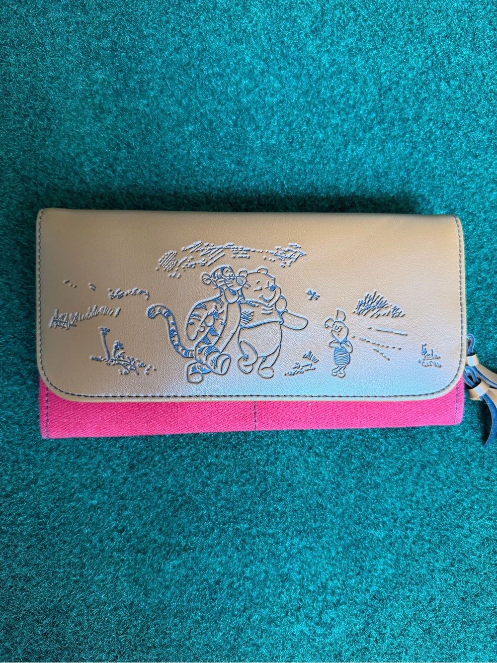 Winnie the Pooh Pink & Cream Women's Wallet Clutch